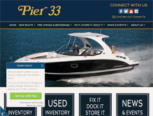 Tablet Screenshot of pier33.com