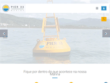 Tablet Screenshot of pier33.com.br